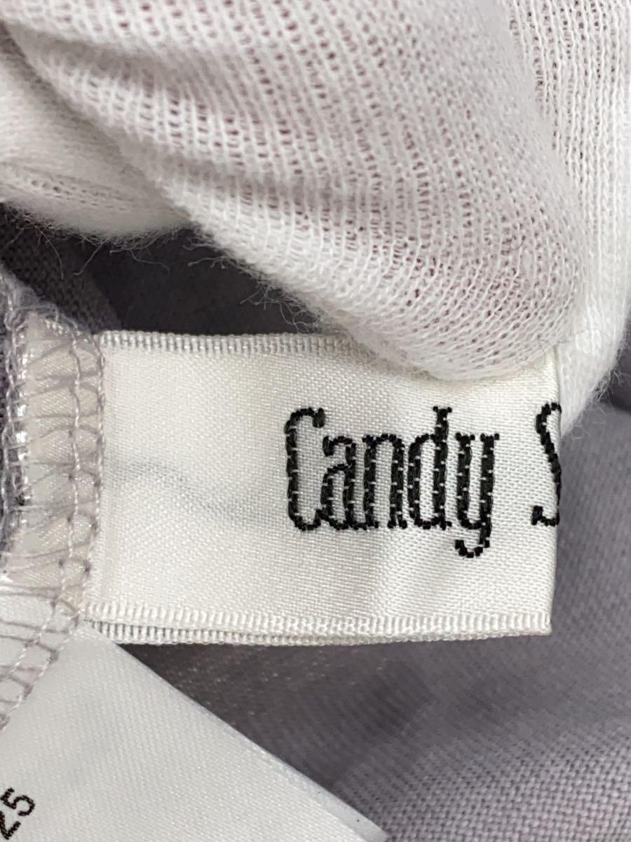 CANDY STRIPPER◆半袖ワンピース/2/コットン/GRY/1213625_画像3