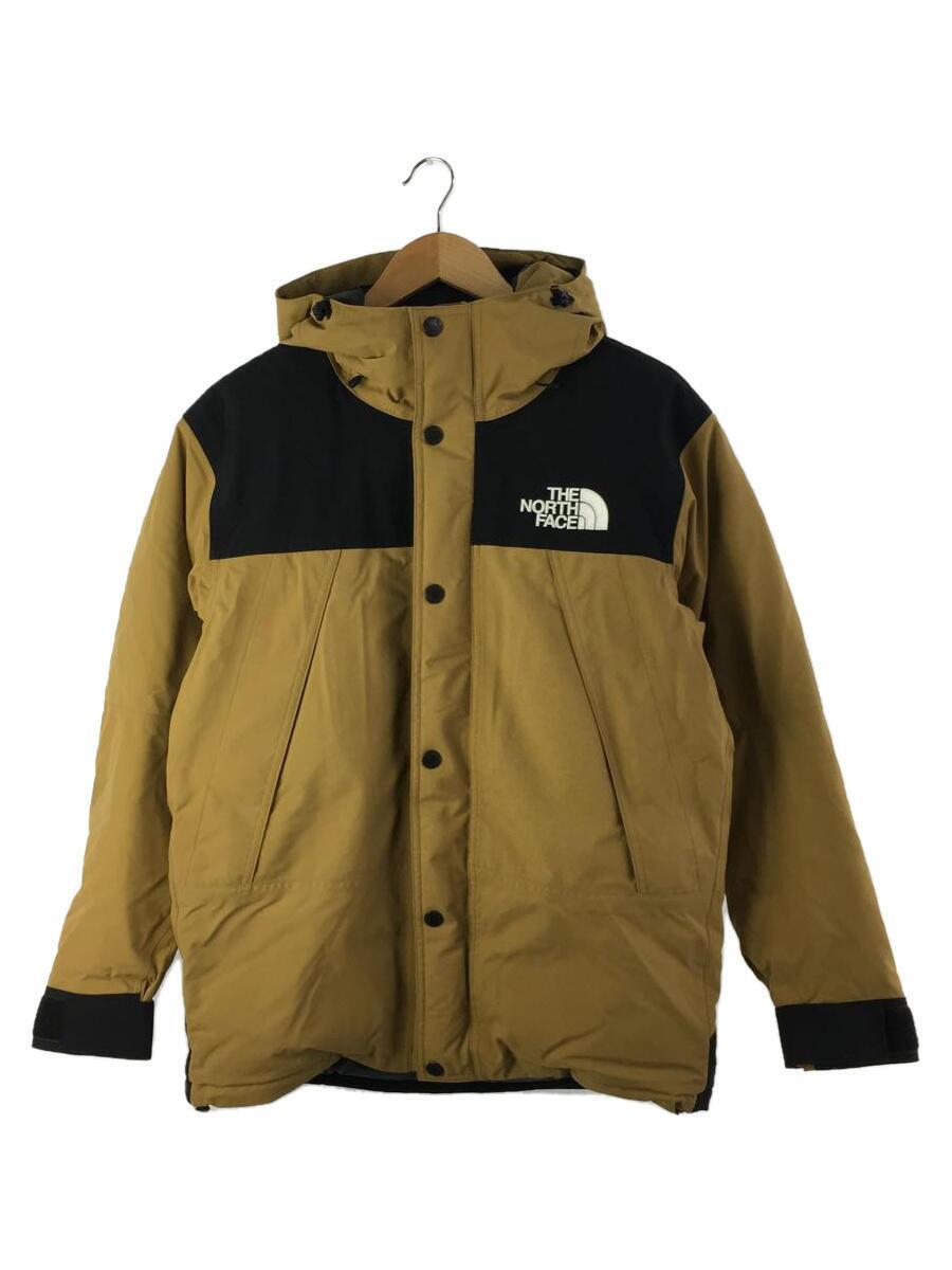 THE NORTH FACE◆MOUNTAIN DOWN JACKET_マウンテンダウンジャケット/S/ナイロン/CML/無地/パーテックス_画像1