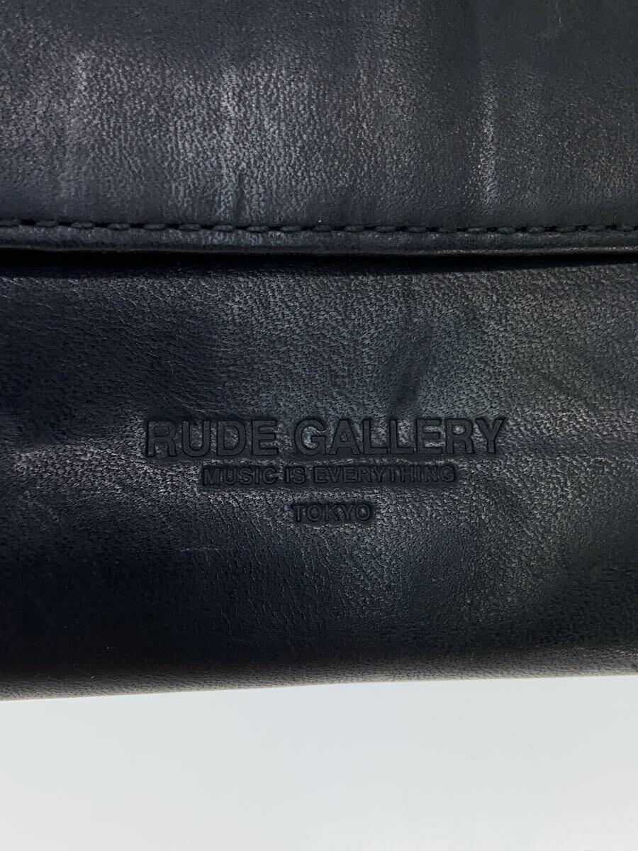 RUDE GALLERY◆RUDE GALLERY/ルードギャラリー/長財布/レザー/ブラック/無地/メンズ_画像3