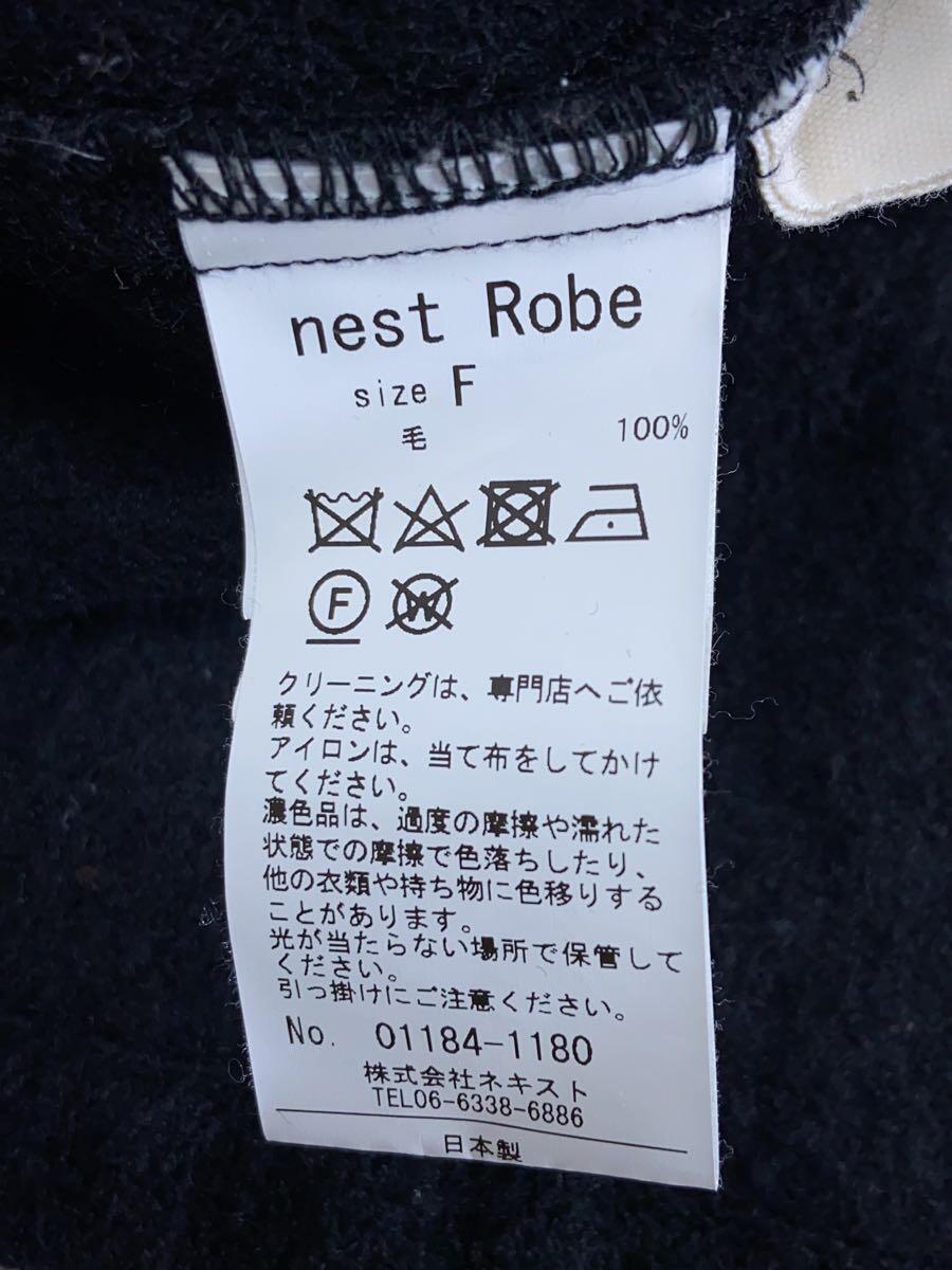nest Robe◆ベスト/FREE/ウール/BLK/01184-1180_画像4