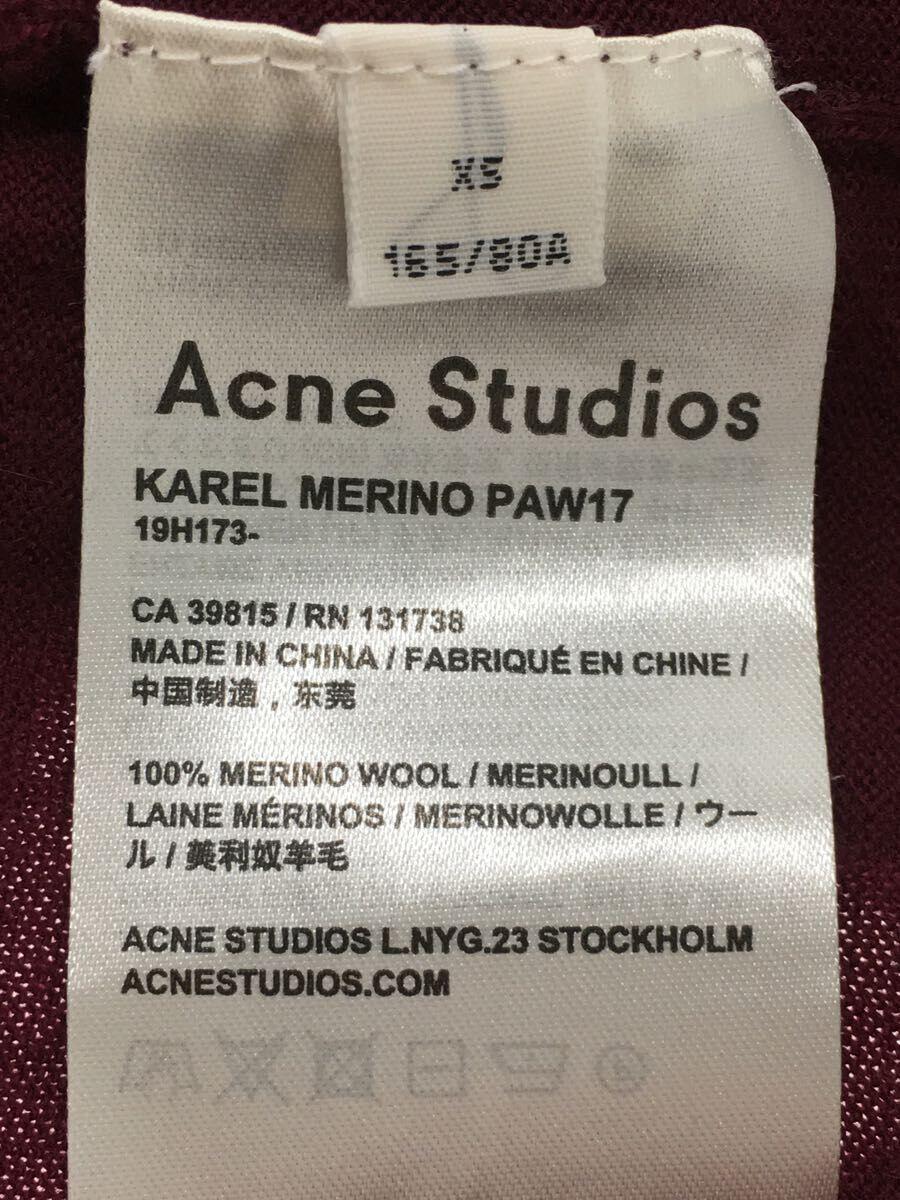 Acne Studios(Acne)◆セーター(厚手)/XS/ウール/BRD/19ｈ173_画像4