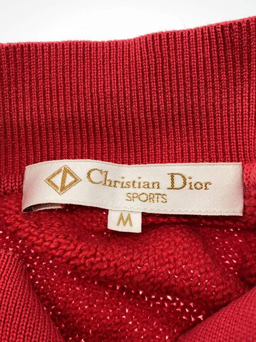 Christian Dior SPORTS◆ポロシャツ/M/コットン/RED_画像3