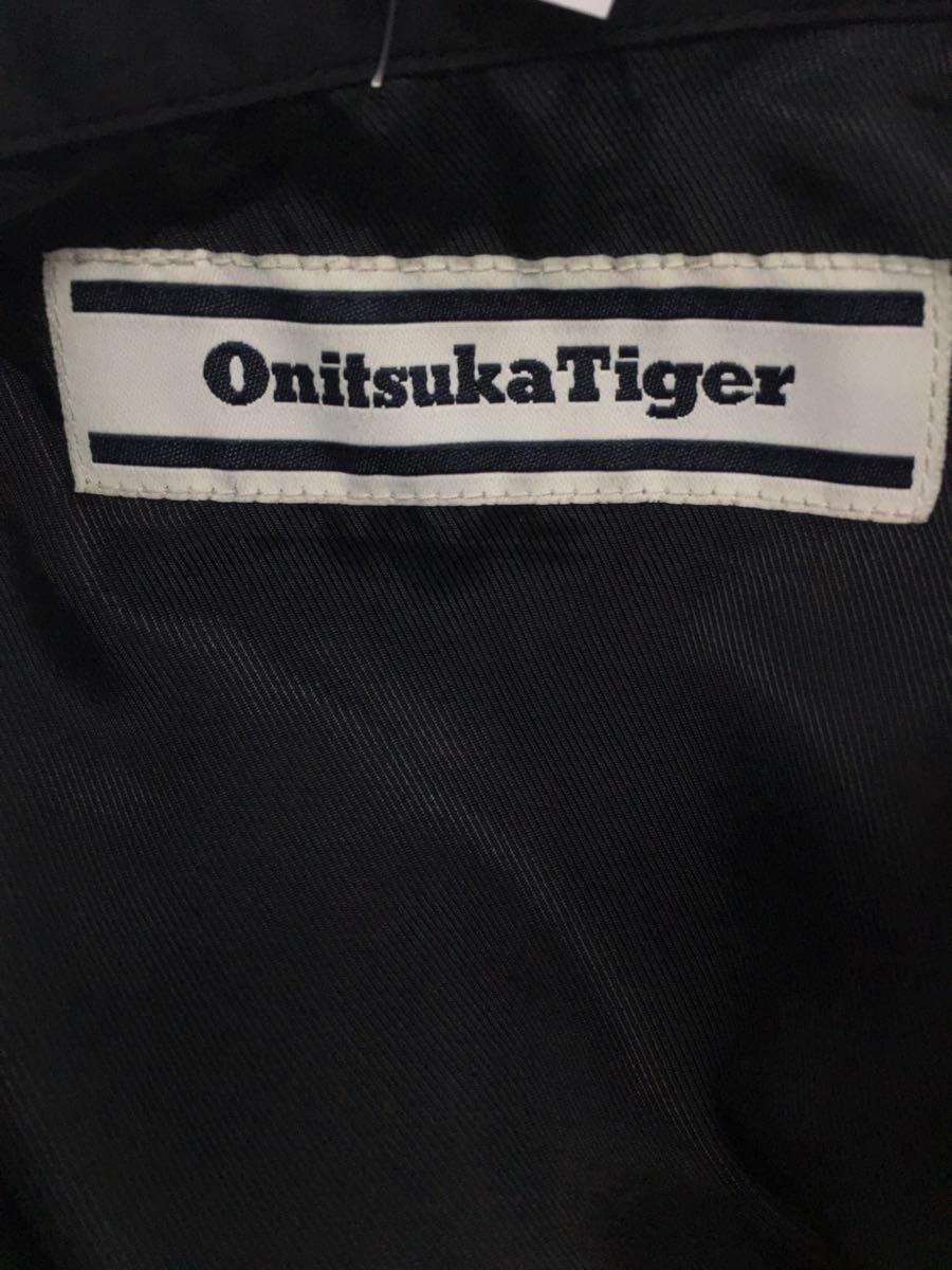 Onitsuka Tiger◆ジャケット/XL/ナイロン/ブラック/無地/2181A475_画像3