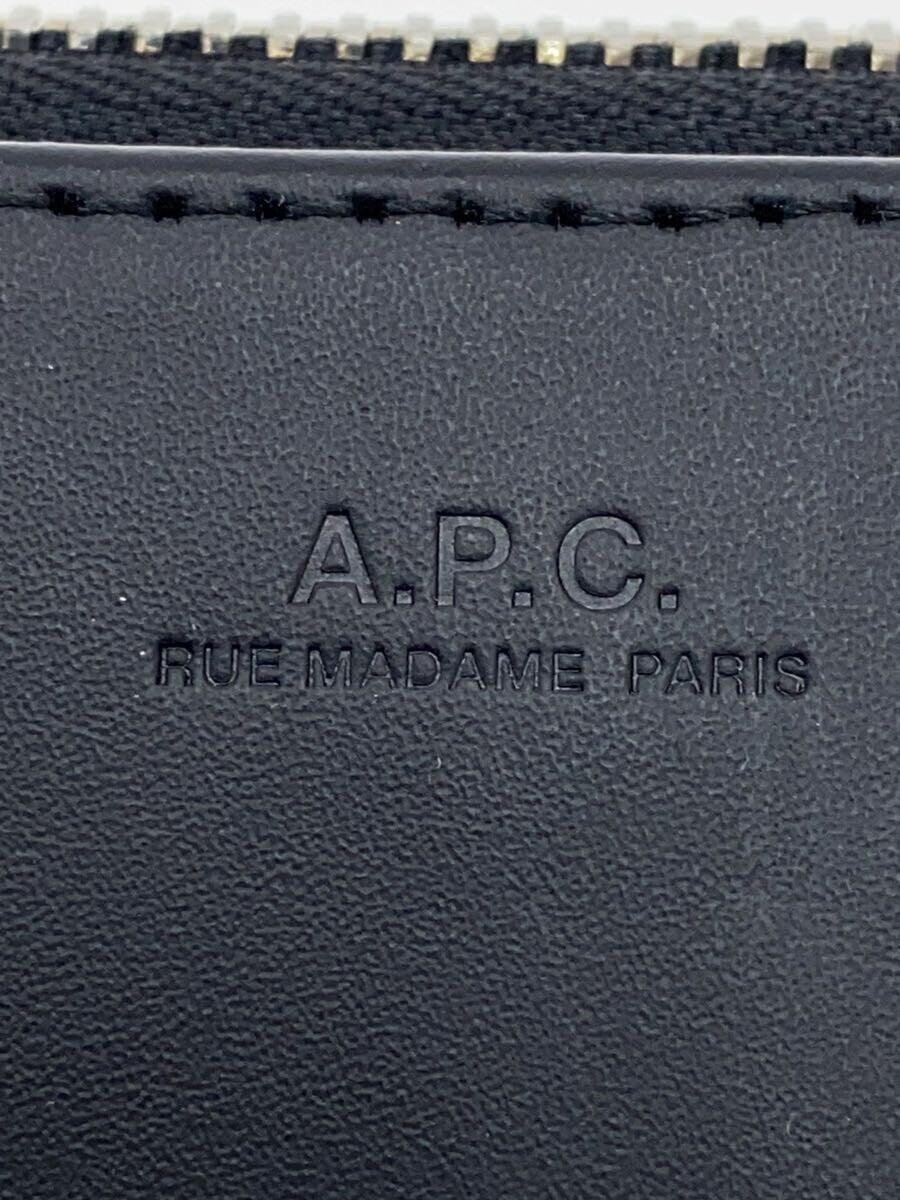 A.P.C.◆PXAWV-H63087/2つ折り財布/黒/BLK/メンズ/ラウンドファスナー/_画像3