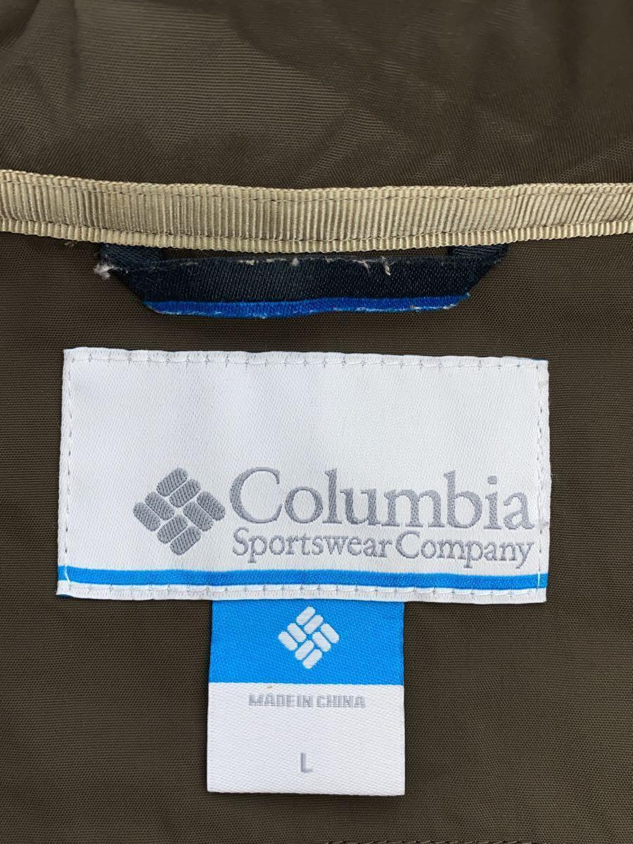 Columbia◆ナイロンベスト/L/ナイロン/KHK/PM1169_画像3