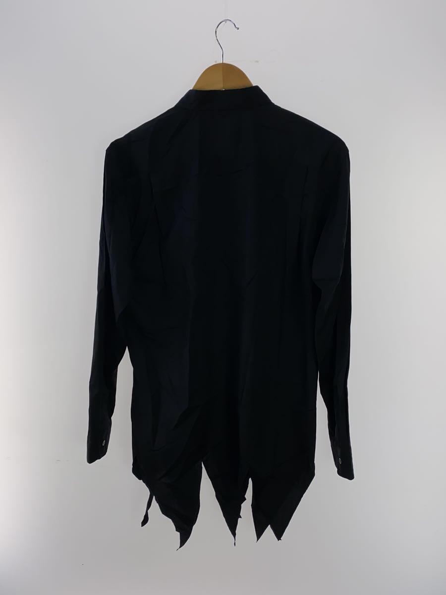 COMME des GARCONS SHIRT◆長袖シャツ/M/コットン/BLK/無地/PK-B019