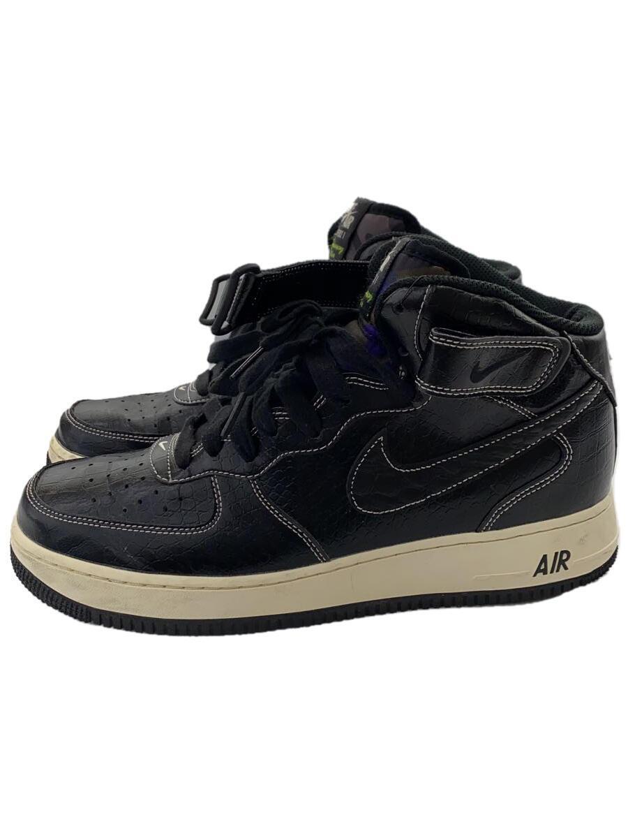 NIKE◆ハイカットスニーカー/US10/BLK_画像1