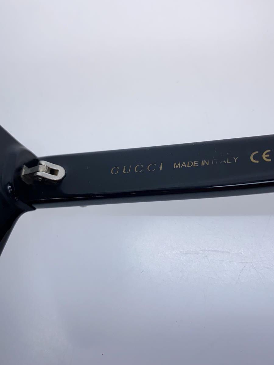 GUCCI◆サングラス/ウェリントン/プラスチック/BLK/BLK/メンズ/GG0029SA_画像4