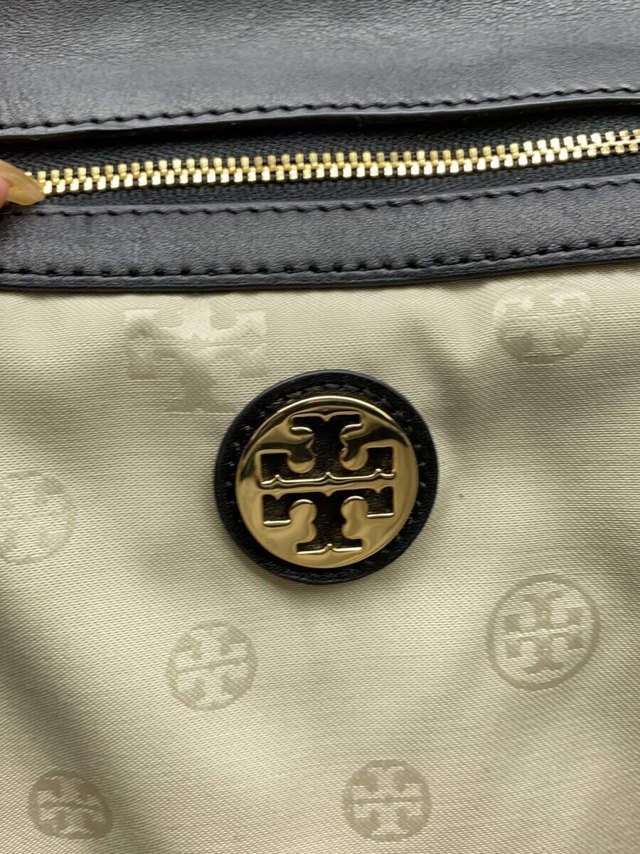 TORY BURCH◆ショルダーバッグ/スウェード/BLK_画像5