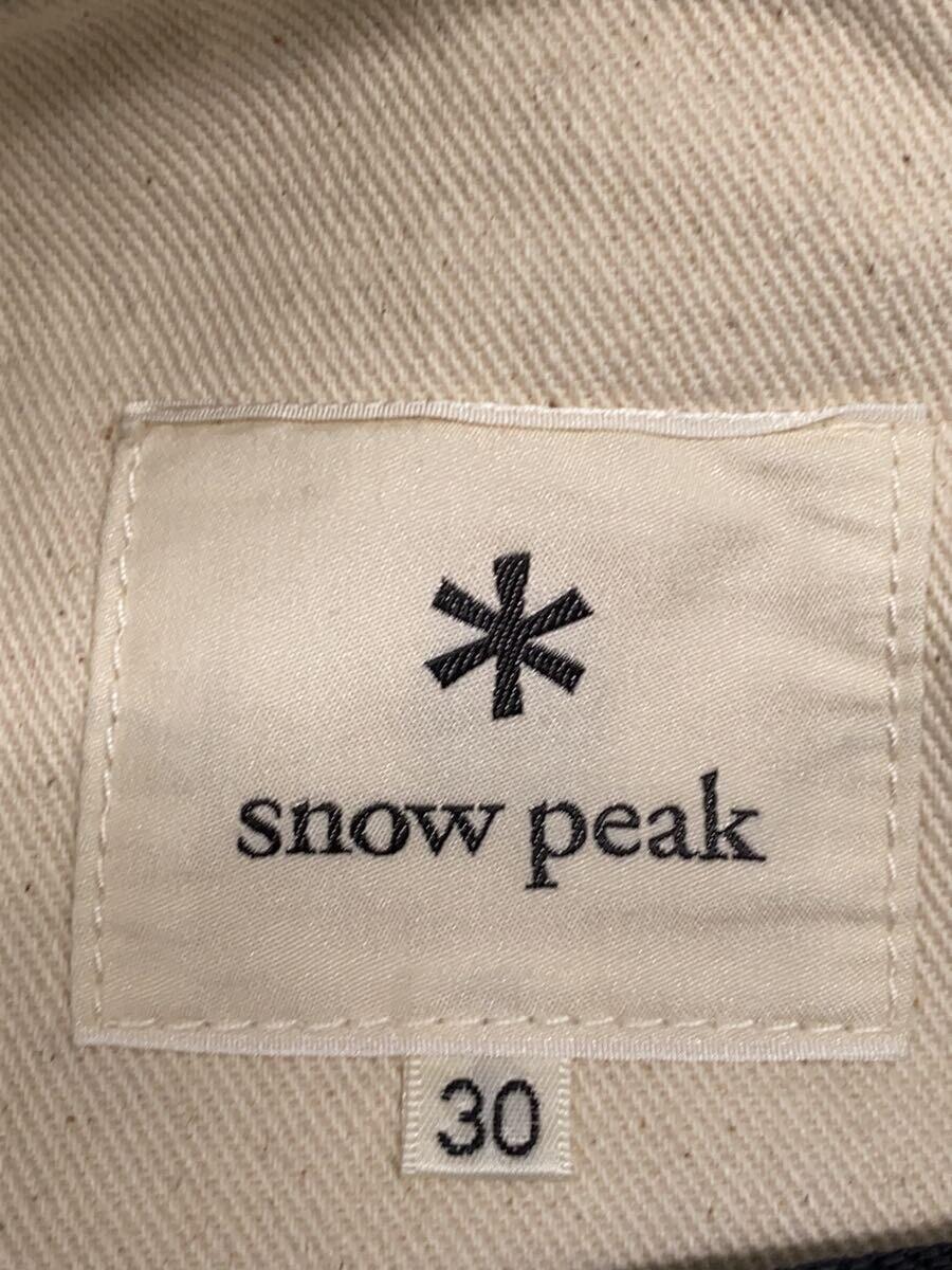 snow peak◆ストレートパンツ/-/コットン/BLK/無地/PA-21AU401_画像4