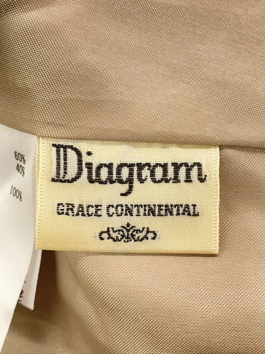 Diagram GRACE CONTINENTAL◆トレンチジャンパースカート/キャミワンピース/38/ポリエステル/BEG/3822 1263-0_画像3