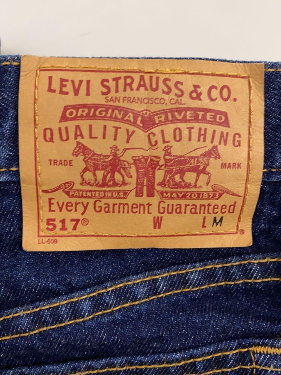 Levi’s◆ブーツカットパンツ/M/コットン/IDG/11517-0216_画像4