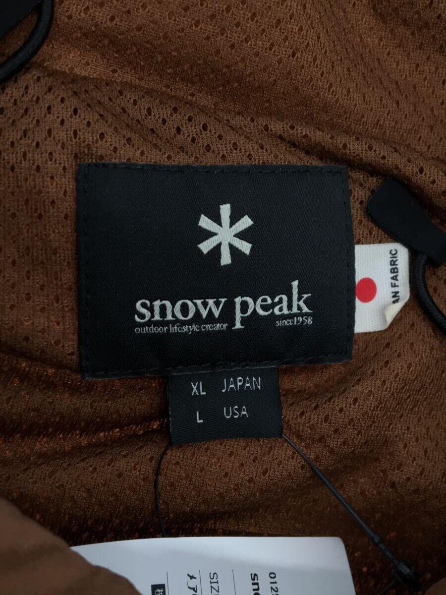 snow peak◆ジャケット/-/ナイロン/BRW/SW-18AU005_画像3