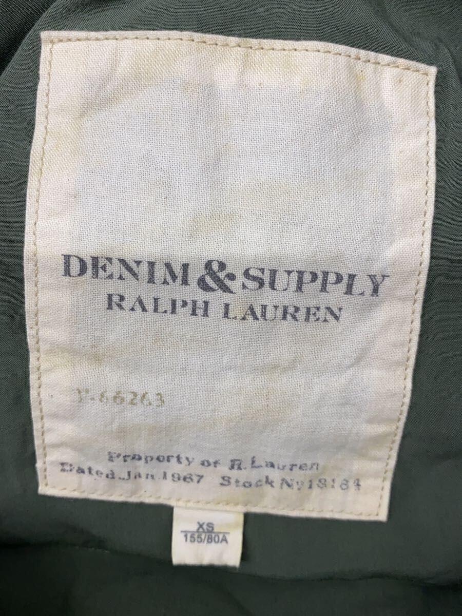 Denim & Supply Ralph Lauren◆N-3B/TALONジップ/フライトジャケット/ブルゾン/XS/カーキ/288610009001_画像3