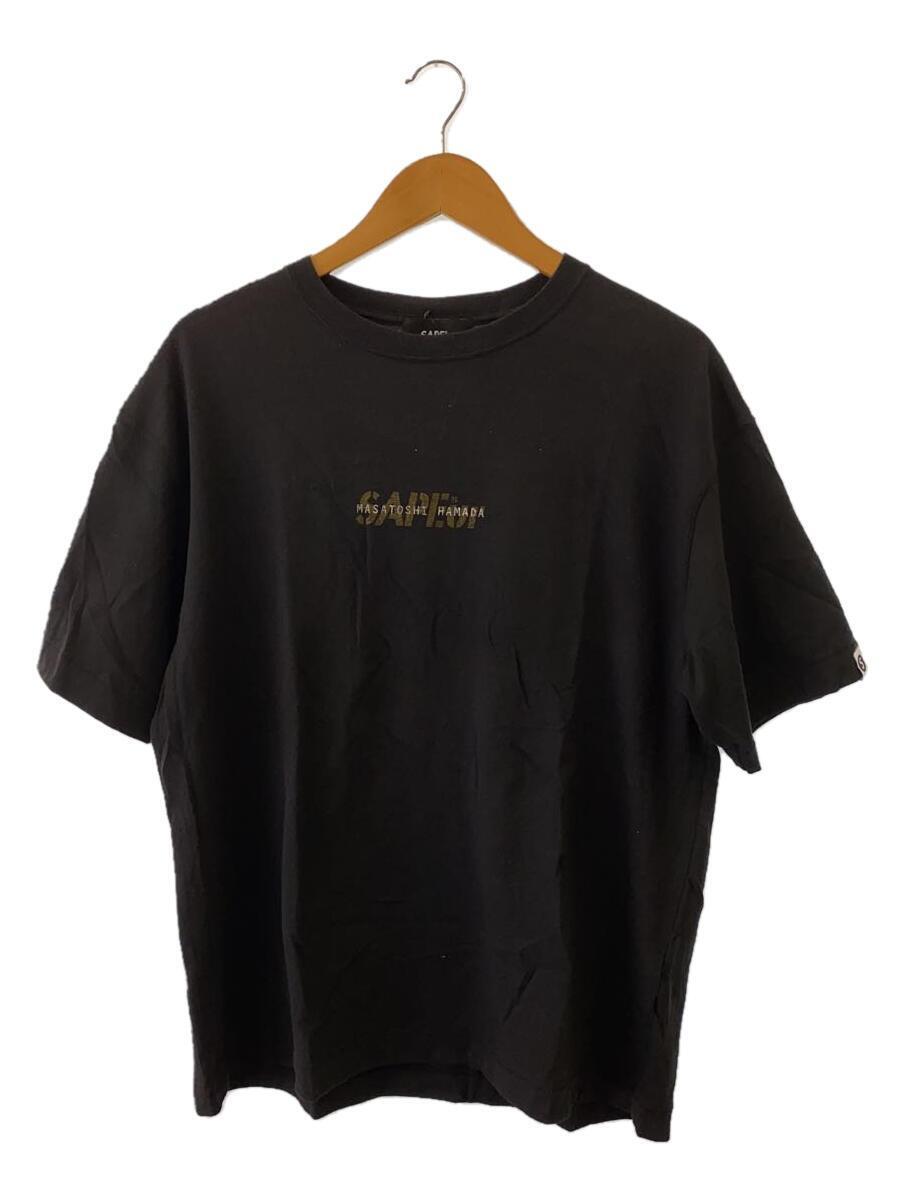 A Elegantes SAPEur◆Tシャツ/×MASATOSHI HAMADAL/コットン/ブラック