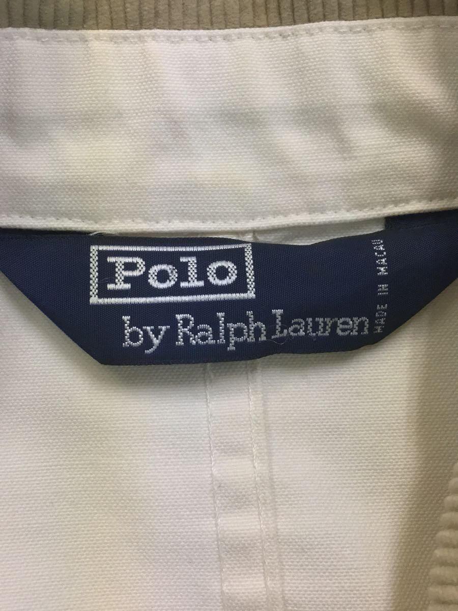 POLO RALPH LAUREN◆カバーオール/M/コットン/IVO/シミ汚れあり_画像3