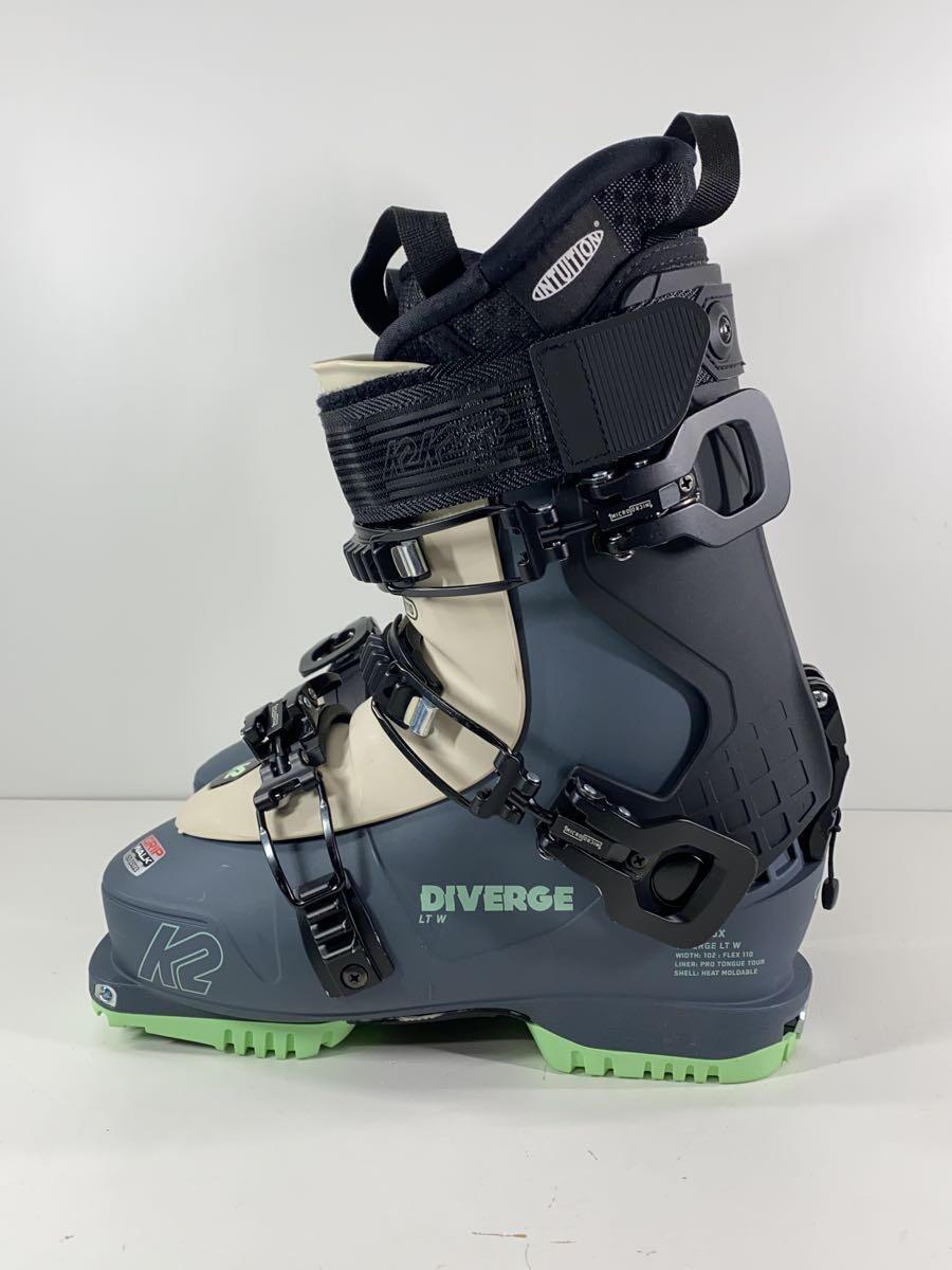 K2*22-23/ ski boots /23.5cm/GRY/ adult /DIVERGE LT WOMENS