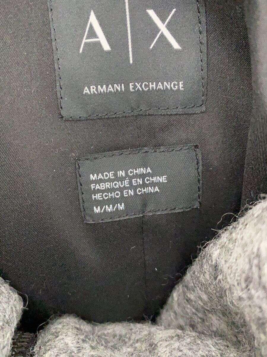 ARMANI EXCHANGE◆ダウンジャケット/M/ポリエステル/BLK/無地/11872-4567/ファー/フェザー20_画像4