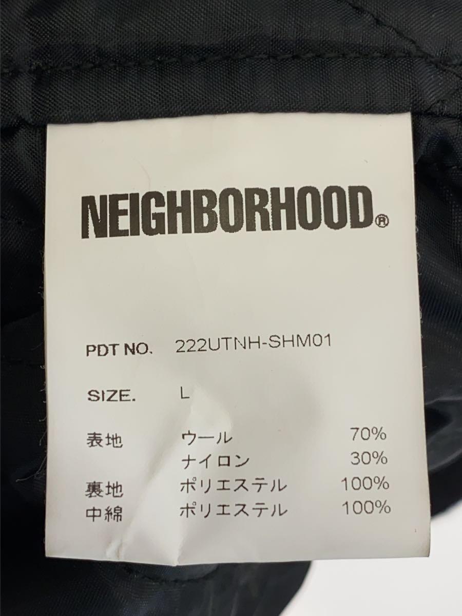 NEIGHBORHOOD◆BUFFALO CHECK SH LS . WN/ジャケット/L/ウール/BLU/チェック/222UTNH-SHM01_画像4