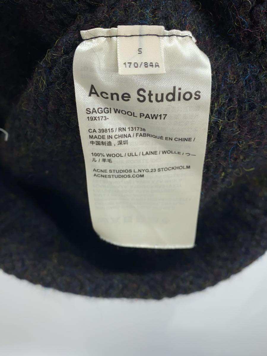 Acne Studios(Acne)◆SAGGI WOOL PAW17/セーター(厚手)/S/ウール/BLK/無地/19X173_画像4