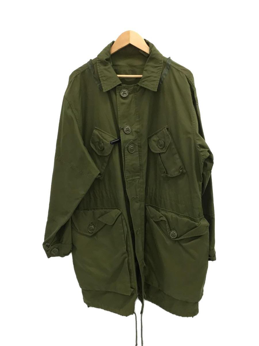 MILITARY◆モッズコート/L/コットン/KHK/W8466-5-PAOE