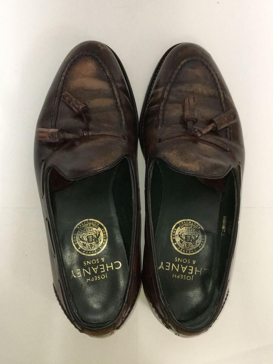 CHEANEY◆ドレスシューズ/-/BRW/レザー_画像3