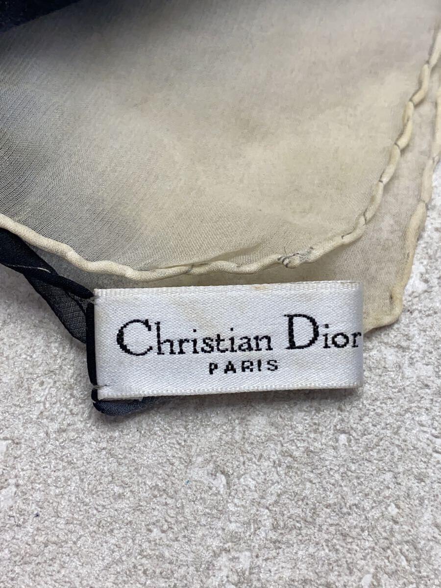 Christian Dior◆ストール/シルク/GRY/総柄/レディース_画像2