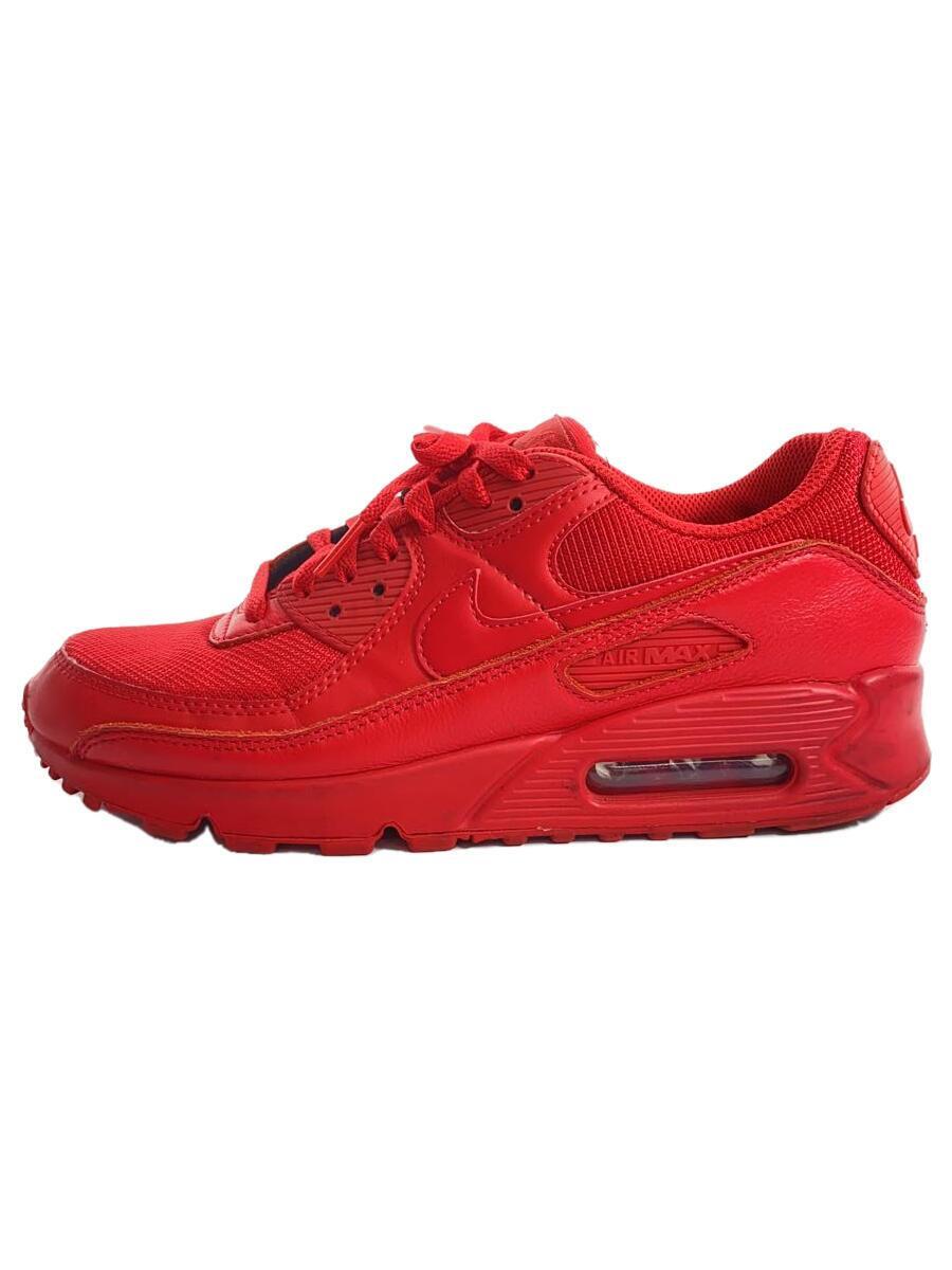 NIKE◆全体的な薄汚れ/AIR MAX 90/ローカットスニーカー/25.5cm/RED/CZ7918-600_画像1