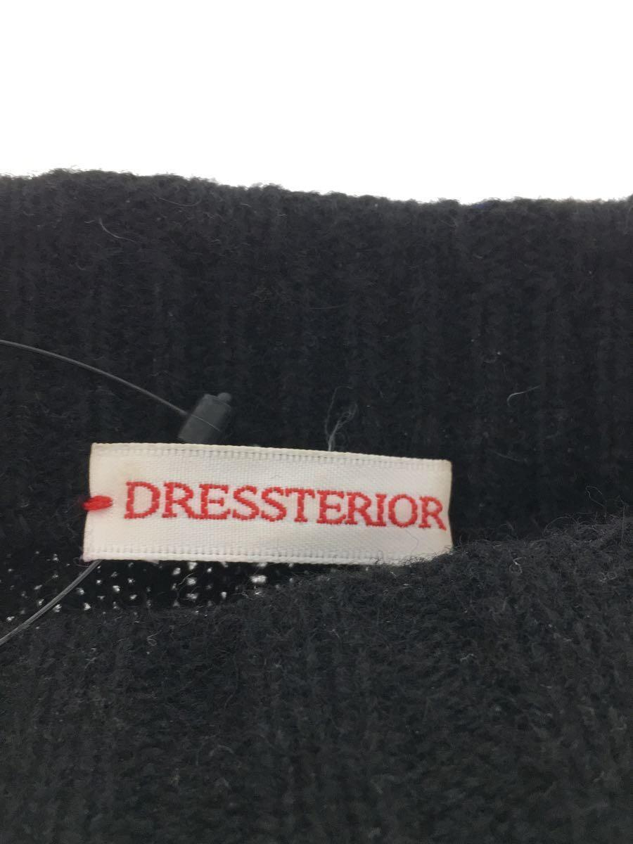 DRESSTERIOR◆長袖ワンピース/38/ウール/BLK/085-55101_画像3