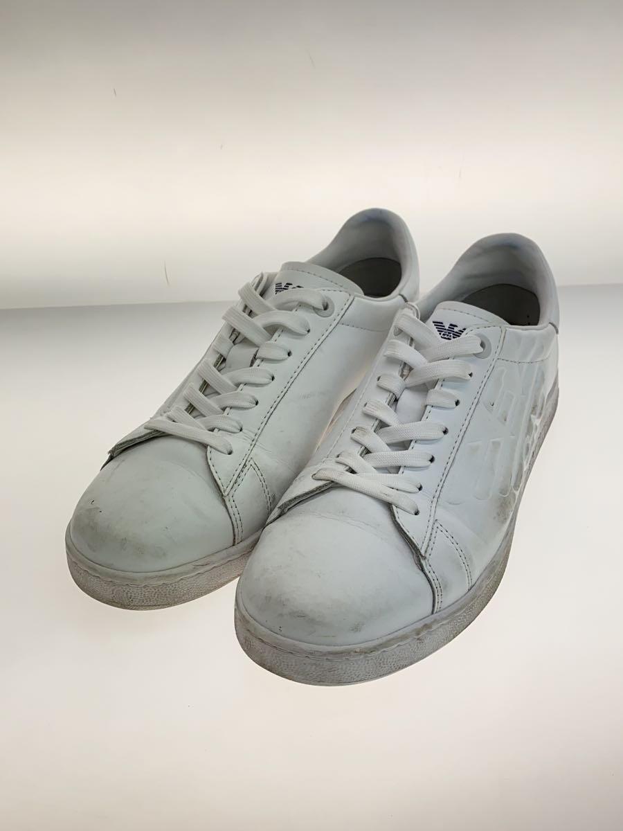 EMPORIO ARMANI◆ローカットスニーカー/UK7.5/WHT/X8X001 XCC51の画像2