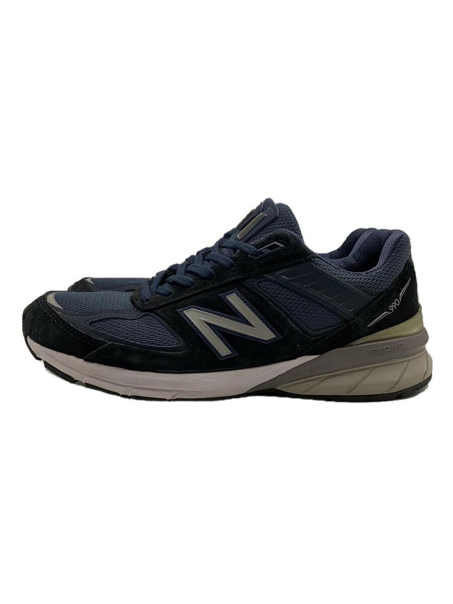 NEW BALANCE◆ローカットスニーカー/27.5cm/NVY/M990NV5