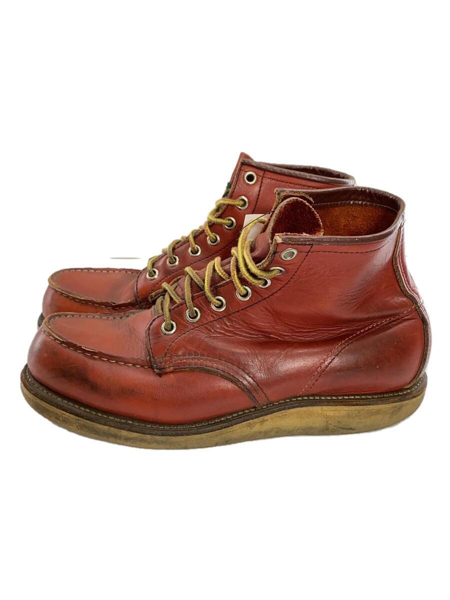 RED WING◆レースアップブーツ/UK7/BRW/レザー