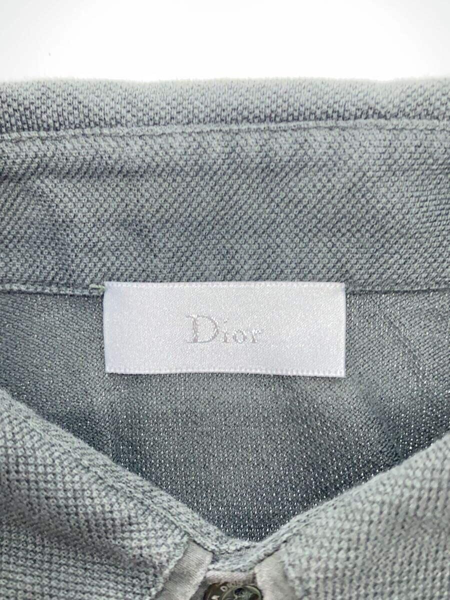 Christian Dior◆ポロシャツ/44/コットン/GRN/無地_画像3
