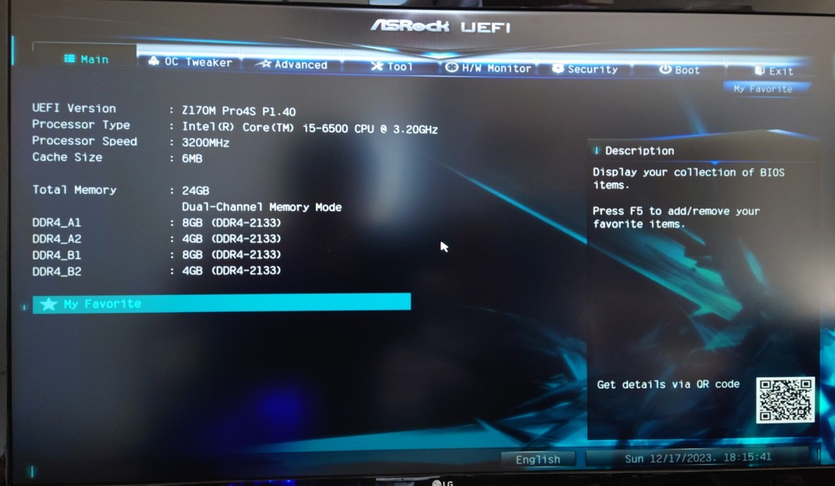 【ASRock】Z170M Pro4S　LGA1151 第6世代マザーボード　動作確認済み_画像6