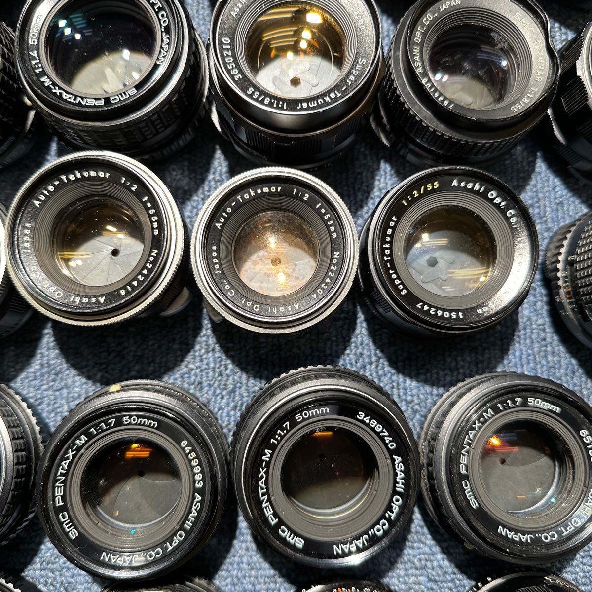 大量！計：30個　PENTAX Takumar　単焦点レンズ　50mm F1.4 F1.8 f2 f1.7 F2 135mm f3.5 28mm f3.5 55mm f2 など　まとめ売り　R015_画像6