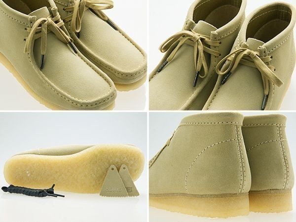  new goods /CLARKS/ Clarks /WALLABEE BOOT/wala Be boots /MAPLE SUEDE/ maple suede /26155516/UK6( inside size 24.0/ external dimensions 25.0)