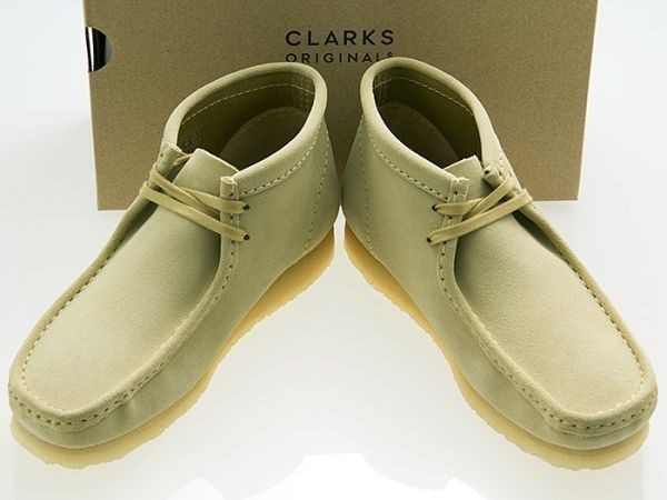  new goods /CLARKS/ Clarks /WALLABEE BOOT/wala Be boots /MAPLE SUEDE/ maple suede /26155516/UK6( inside size 24.0/ external dimensions 25.0)