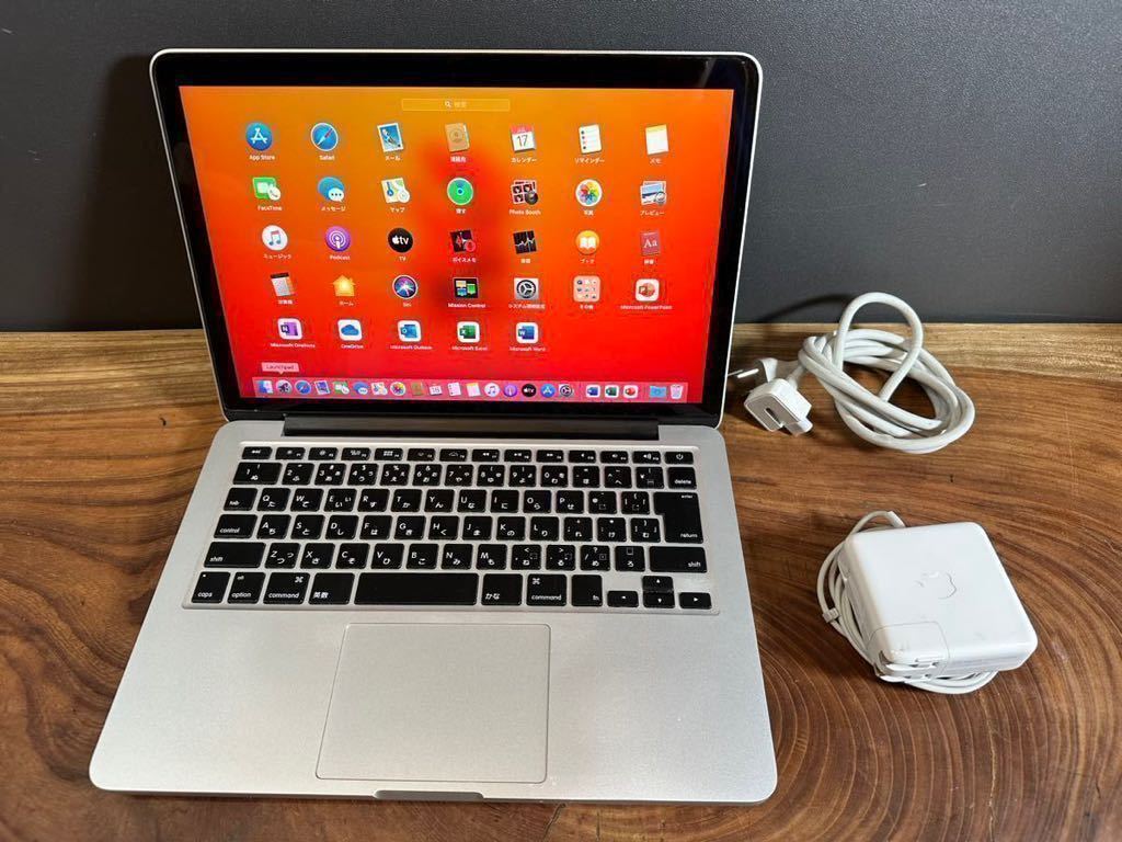 「レア最上位美品」Apple MacBook PRO Retina 13inch 2015/CPUi7 3.1GHZ/16GB/SSD1TB/Windows/office2019_画像1