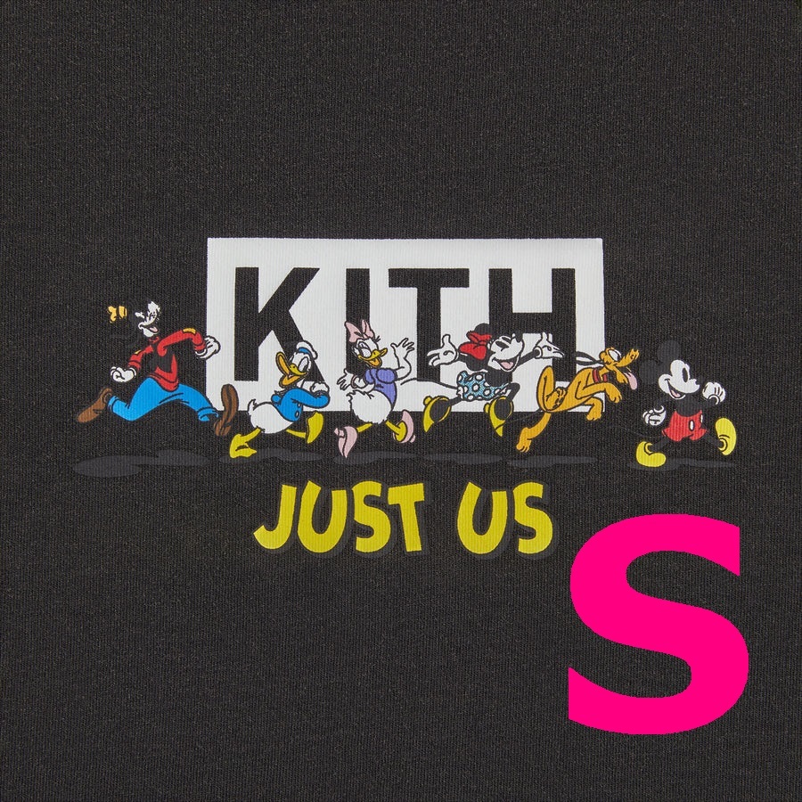 【新品未使用 S】KITH Disney Kith For Mickey & Friends Family Vintage Tee Black キス ディズニー ミッキー Tシャツ ブラック 黒 キース