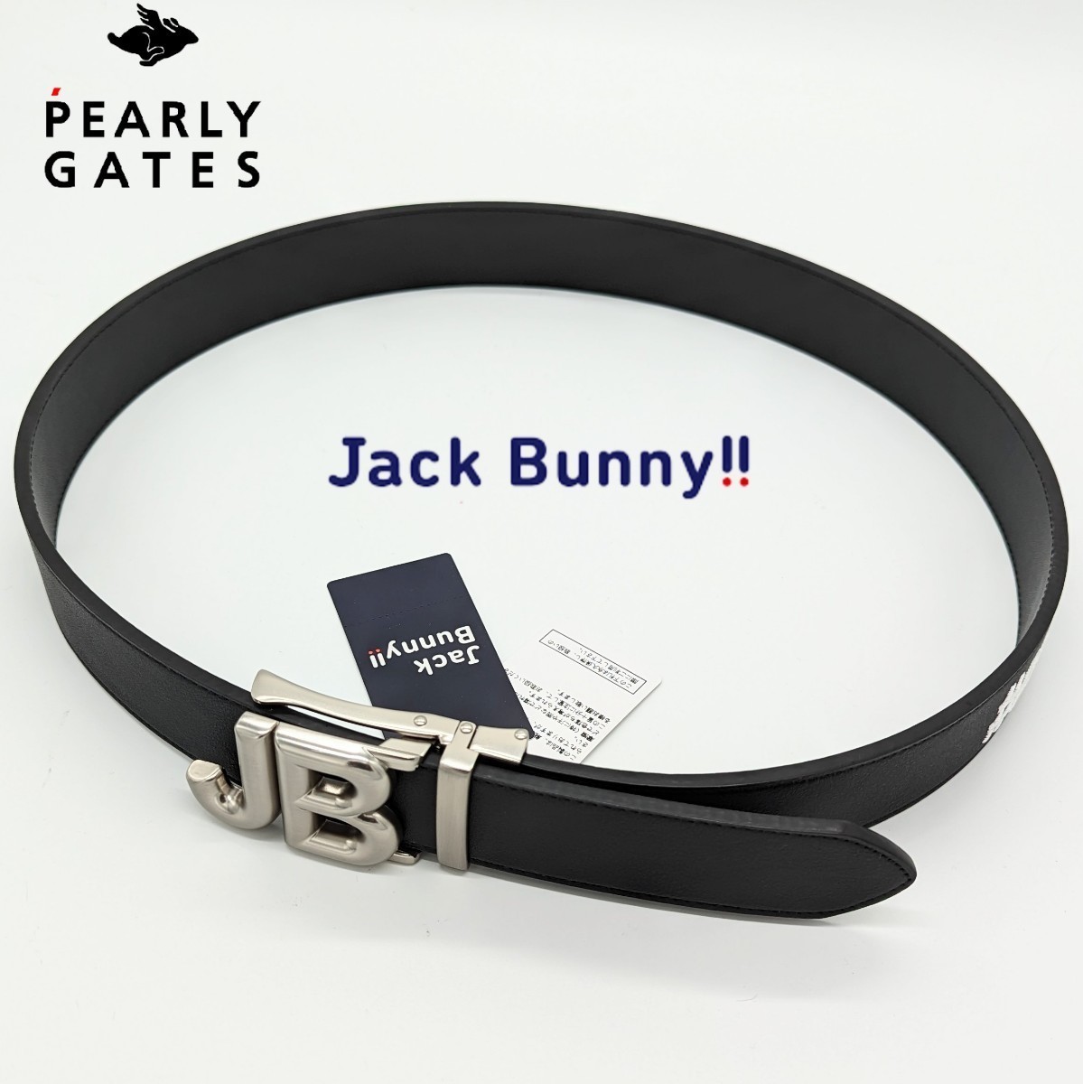 ☆新品正規品 PEARLYGATES/ジャックバニーセレーションベルト (男女兼用)　手の込んだ刺繍のロゴ入り_画像6