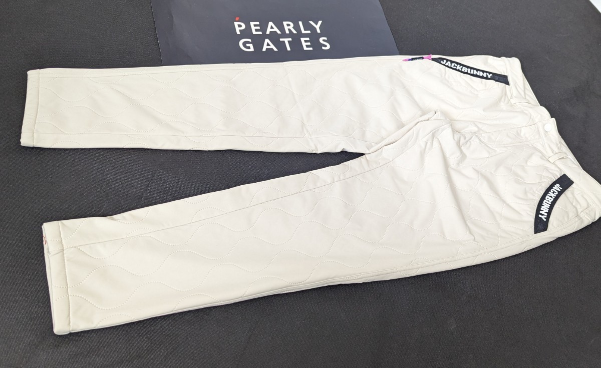 ☆新品正規品 PEARLYGATES/ジャックバニー メンズキルティングパンツ 5(L) 軽量で抜群の保温性 ストレッチ性 冬のゴルフに大活躍！_画像8