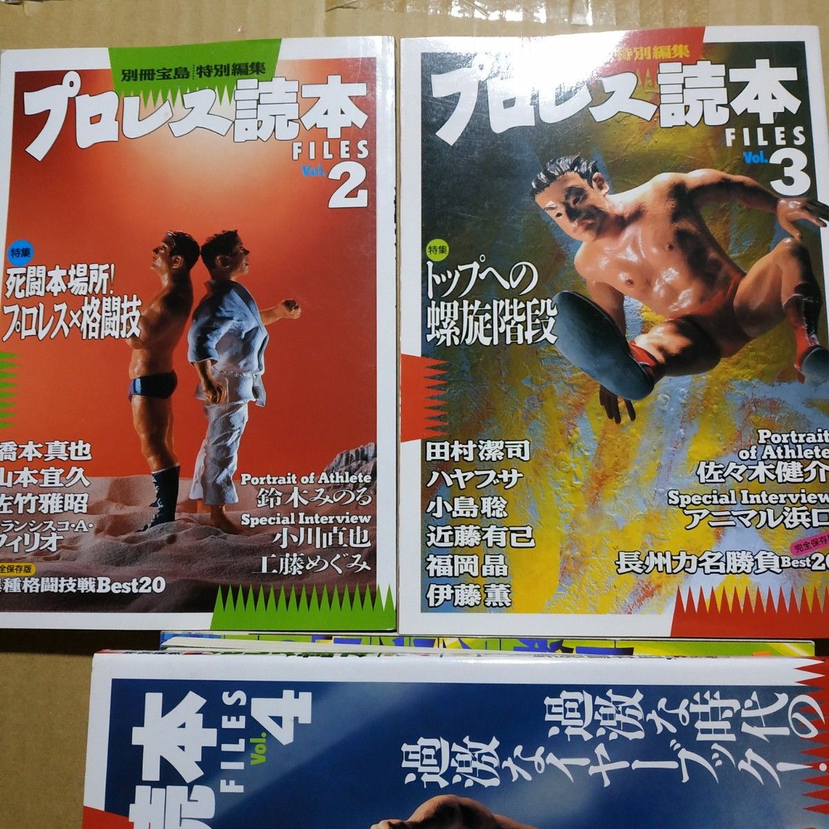 6冊 プロレス読本2 3 4 プロレス激本2 3 5 格闘技 パンクラス