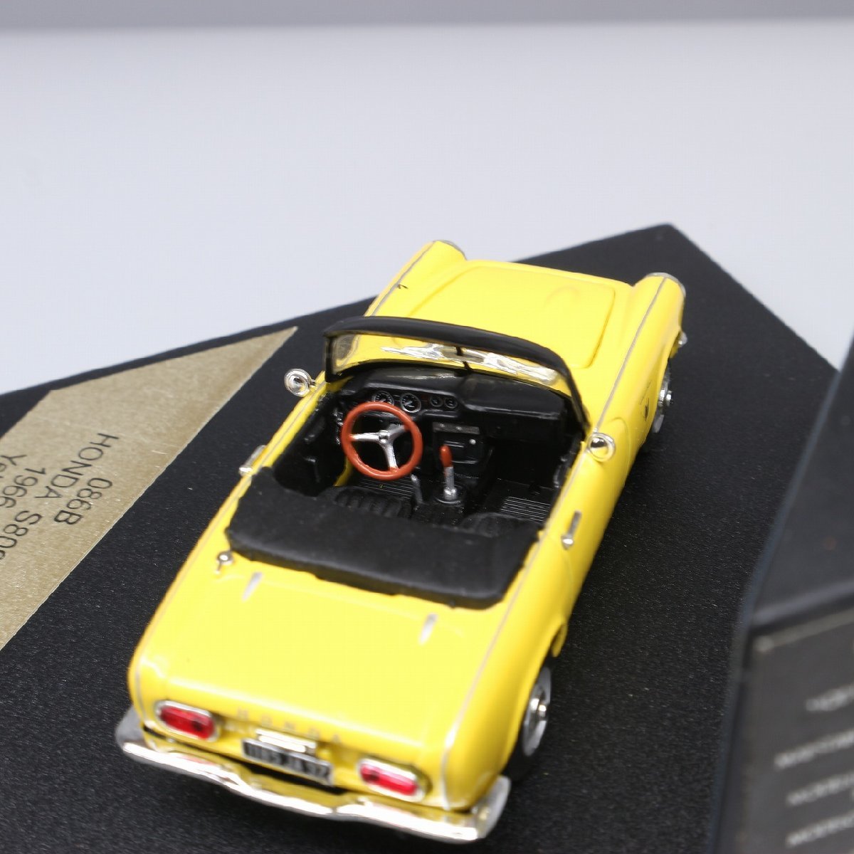 VITESSE ビテス 1/43 HONDA ホンダ S800 1966 イエロー 086B　231120SD0025_画像7