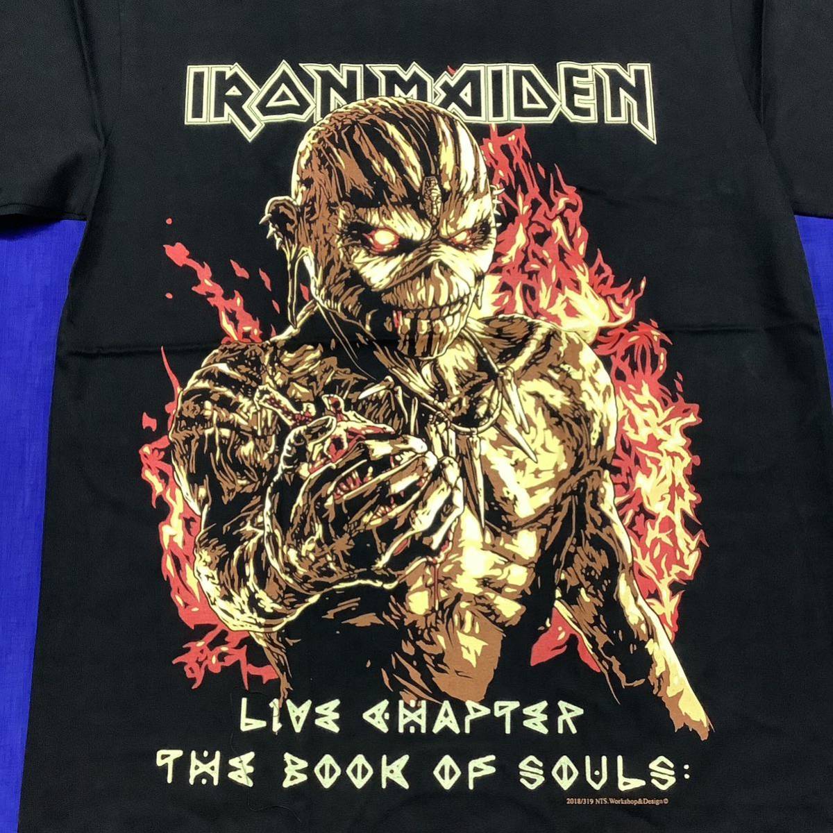 バンドデザインTシャツ　Lサイズ　IRON MAIDEN ⑨ アイアンメイデン　半袖 黒