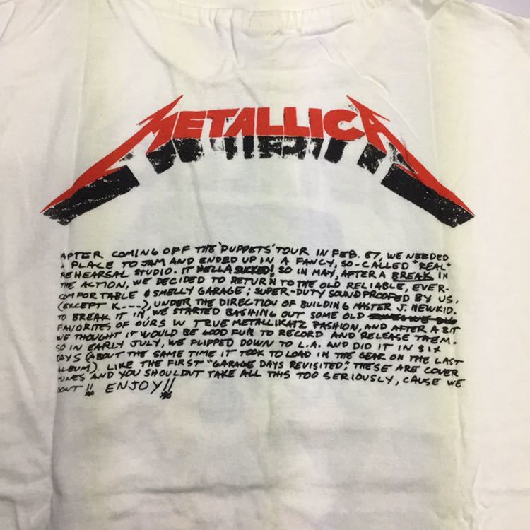 SR4B1♪ 両面プリントバンドデザイン半袖Tシャツ メタリカ ③ Lサイズ METALLICA