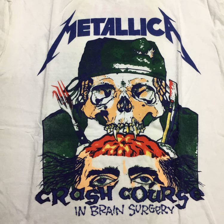 SR4B1♪ 両面プリントバンドデザイン半袖Tシャツ メタリカ ③ Lサイズ METALLICA