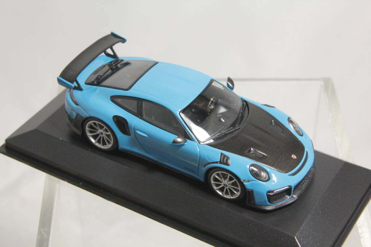 MINICHAMPS 1/43 ポルシェ 911 GT2 RS ( 991.2 ) blue / silver wheel_画像5