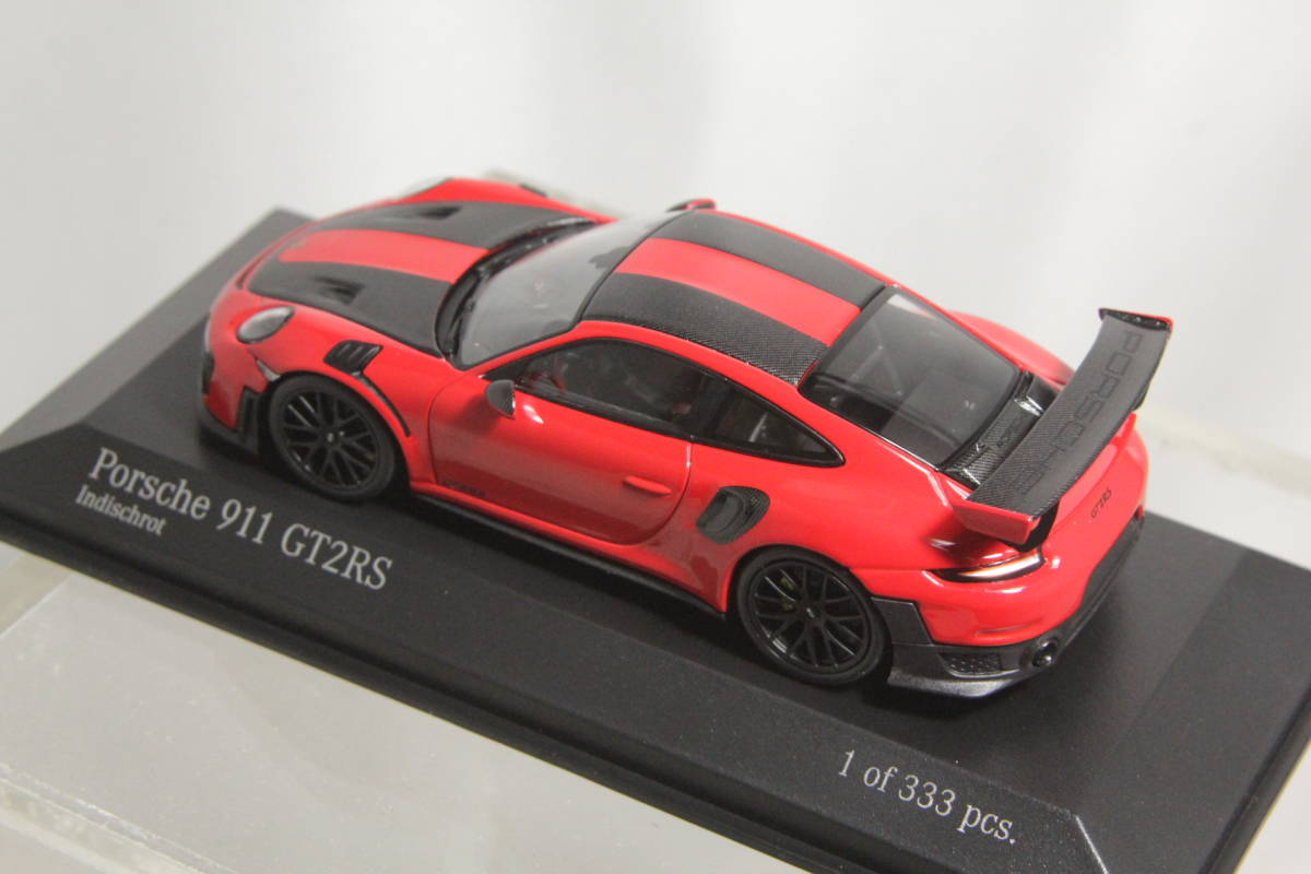 MINICHAMPS 1/43 ポルシェ 911 GT2 RS ( 991.2 ) red / black wheels 2018_画像6