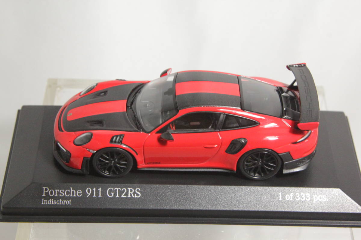 MINICHAMPS 1/43 ポルシェ 911 GT2 RS ( 991.2 ) red / black wheels 2018_画像2