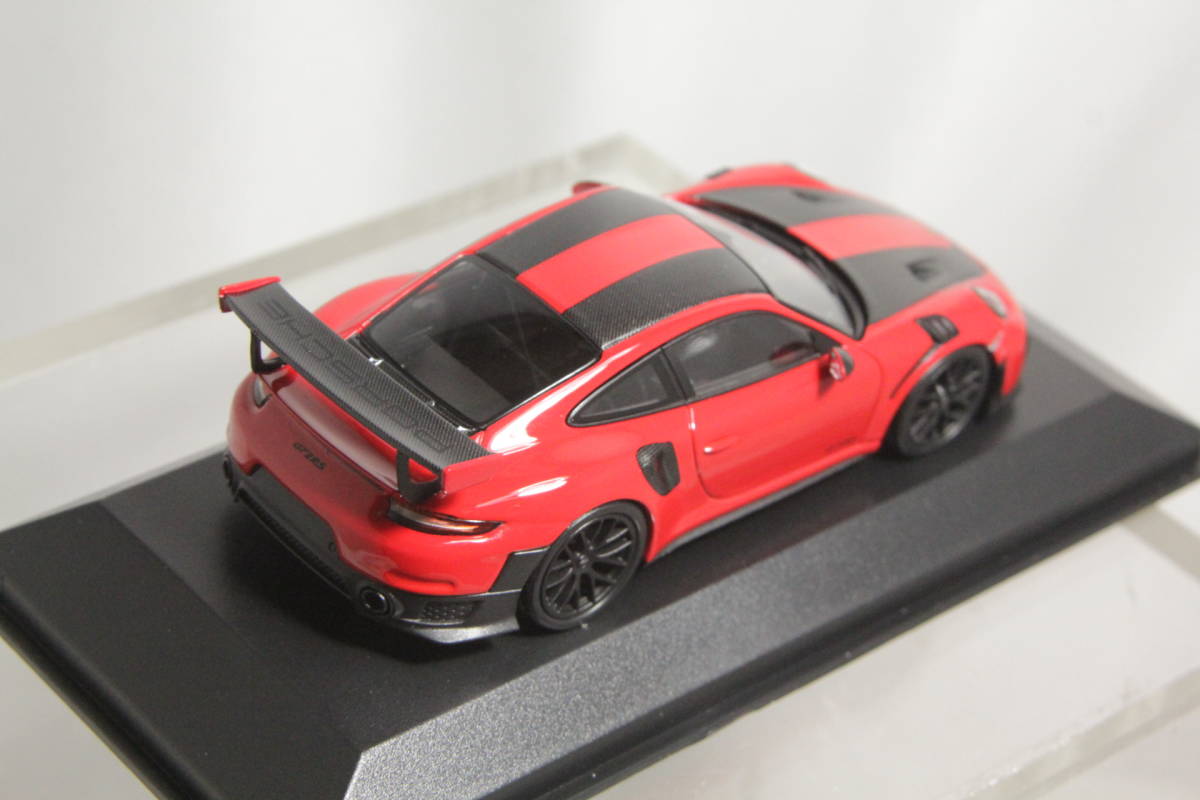 MINICHAMPS 1/43 ポルシェ 911 GT2 RS ( 991.2 ) red / black wheels 2018_画像5